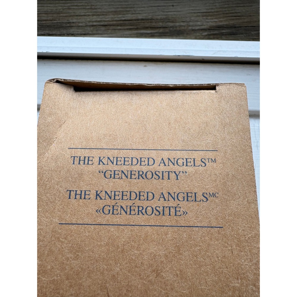 Avon Kneeded Angels Generosity Ornament Carol A Graziano Fruit Cornucopia Boxed - Picture 3 of 6